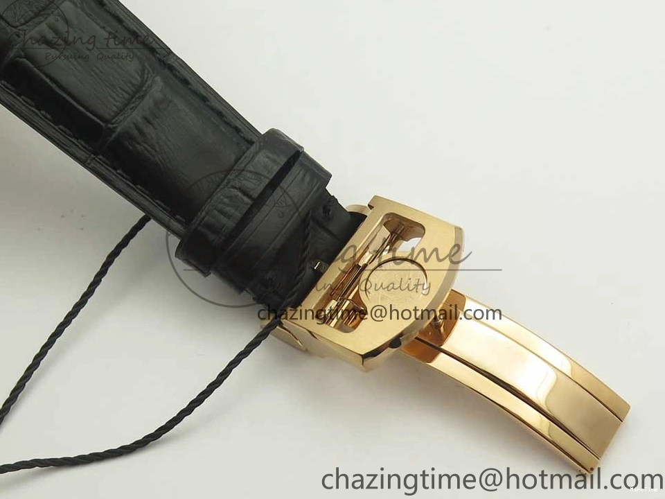 MIROTIME 0107 Thermal Portuguese Real PR Real Annual Calendar IW503501 RG ZF 1:1 Best Edition White Dial on Black Leather Strap A 7150